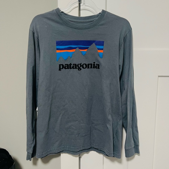 Patagonia Tops - Patagonia Gray Regular Fit T-Shirt